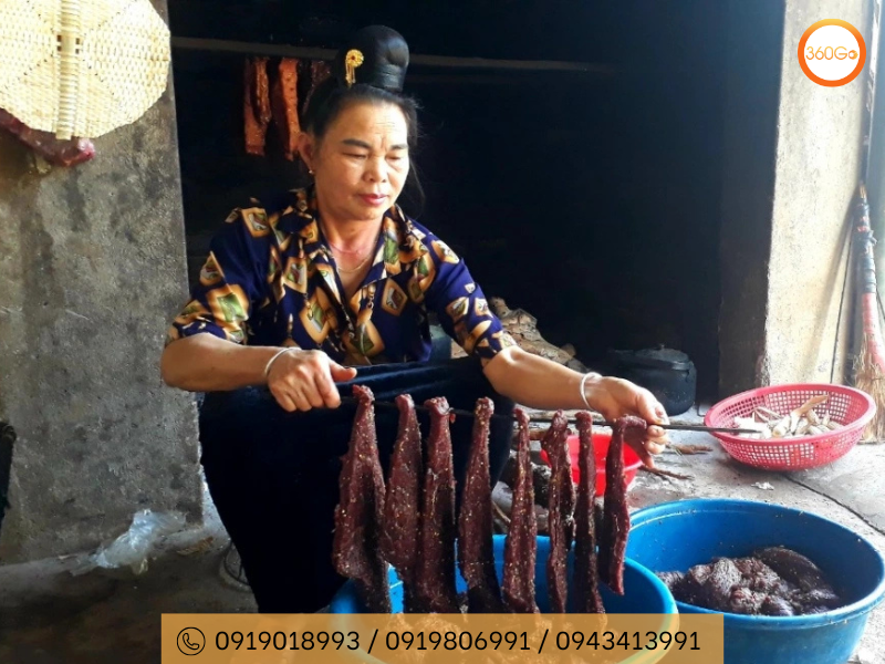 Thịt gác bếp – Hương vị đặc trưng của núi rừng - Du lịch 360Go